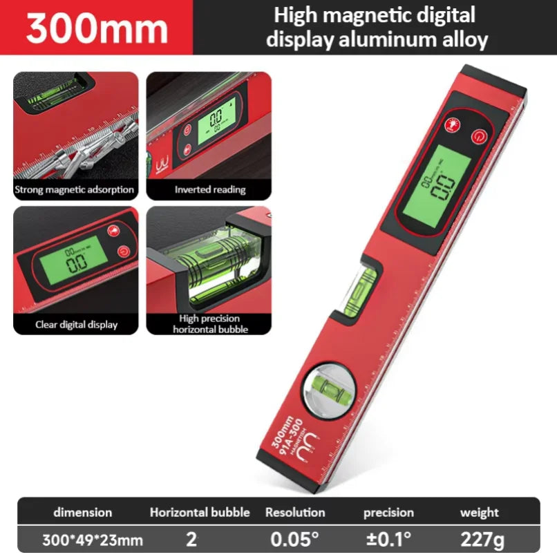 📐LevelPro™ Digital Magnetic Spirit Level 360° Angle Finder & Electronic Inclinometer⚡