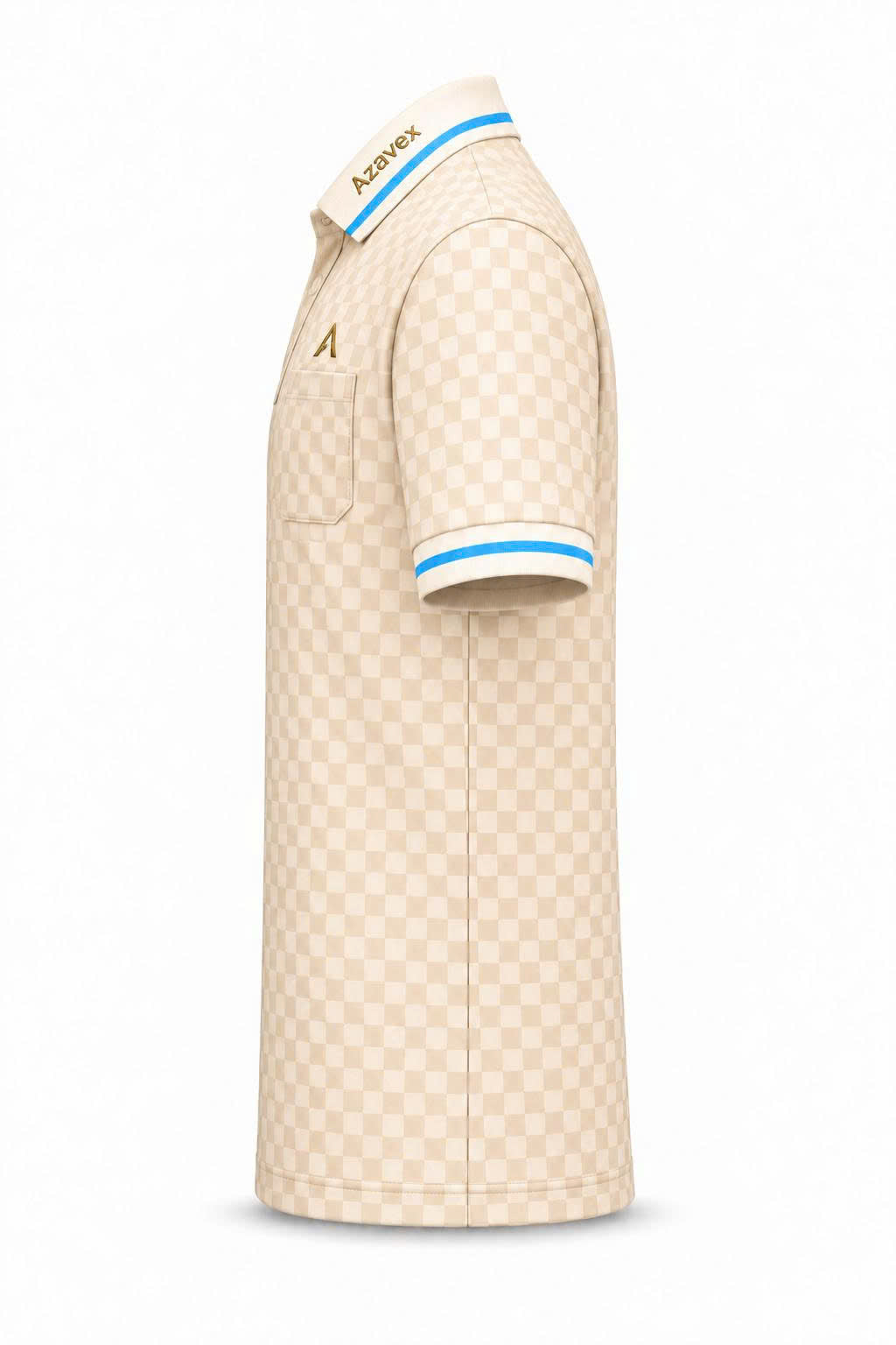Valdoro Tonal Jacquard Cotton Polo