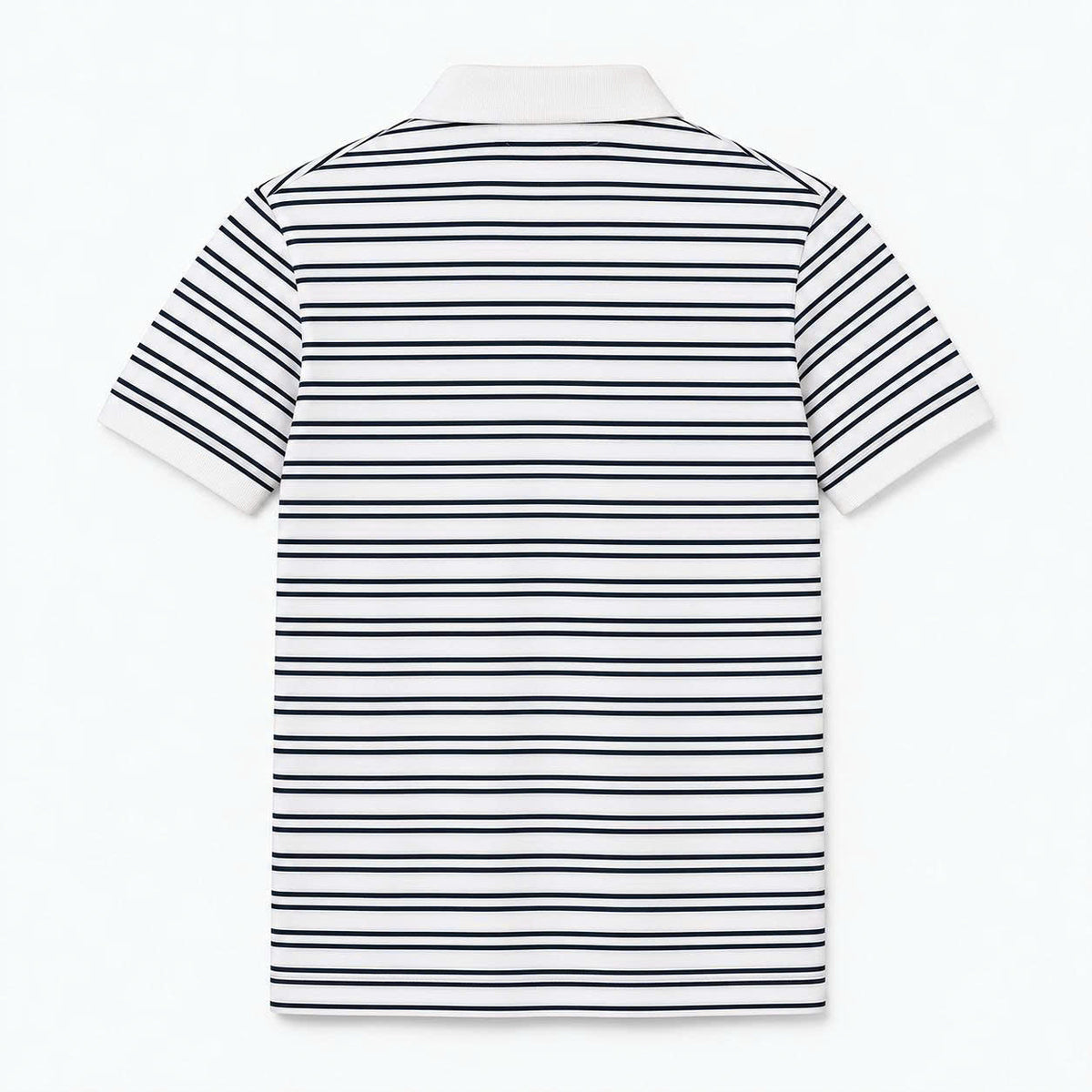 Portofino Fine-Stripe Pure Cotton Polo
