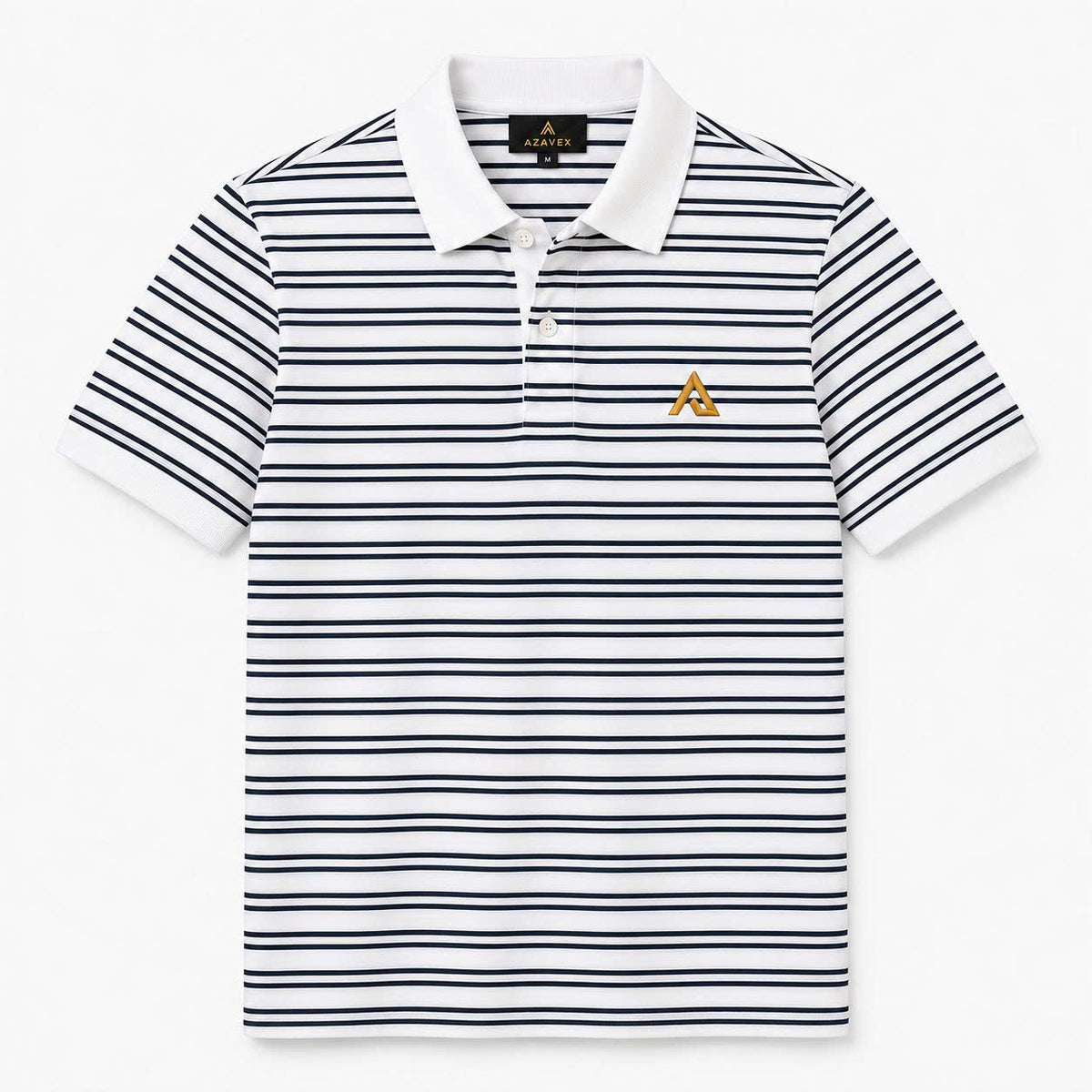 Portofino Fine-Stripe Pure Cotton Polo