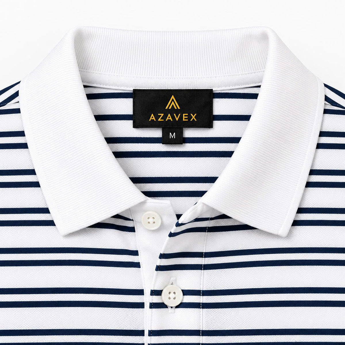 Portofino Fine-Stripe Pure Cotton Polo