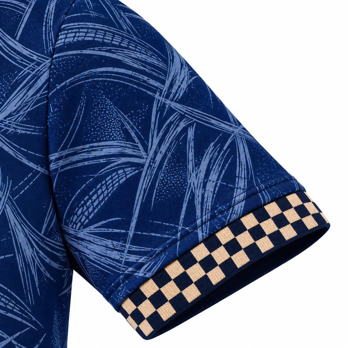 Varenzo Signature Print Cotton Polo