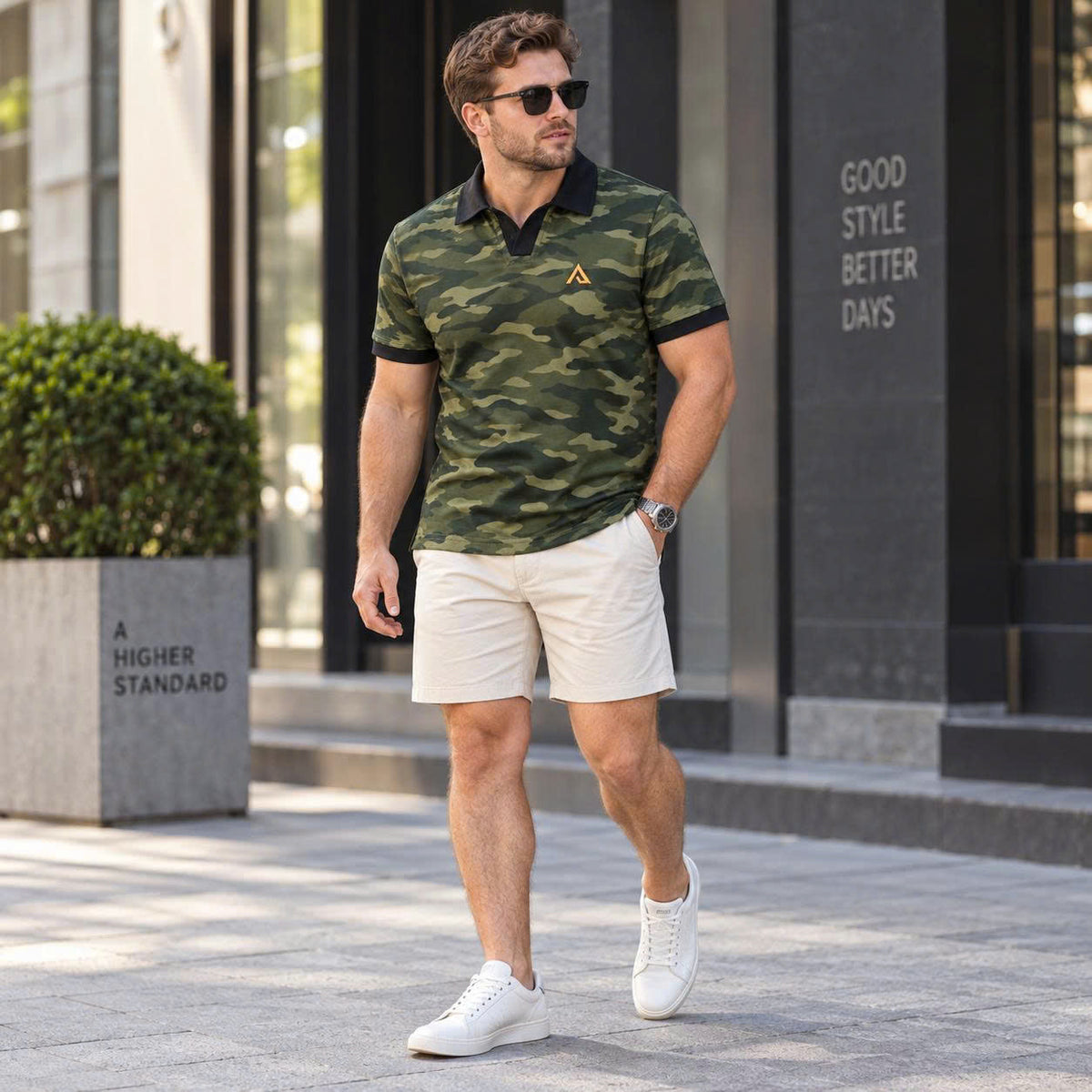 Valmont Camouflage Pure Cotton Polo
