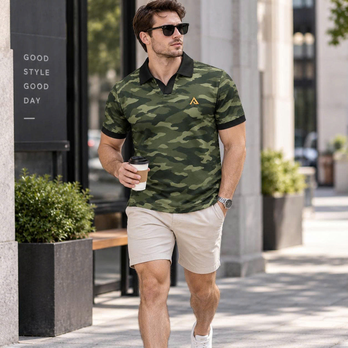 Valmont Camouflage Pure Cotton Polo