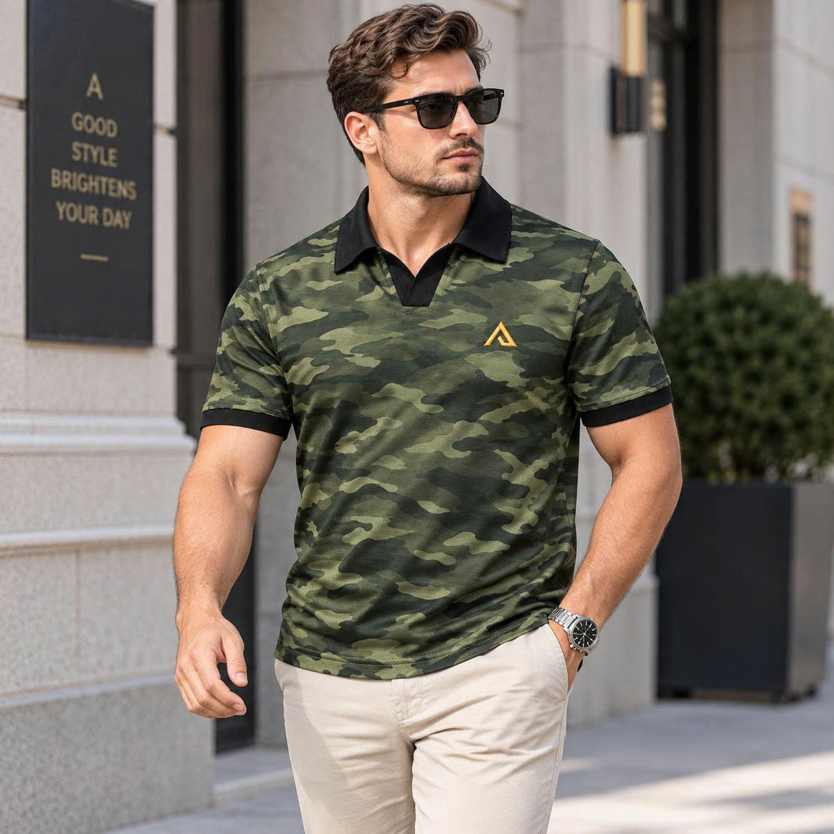 Valmont Camouflage Pure Cotton Polo