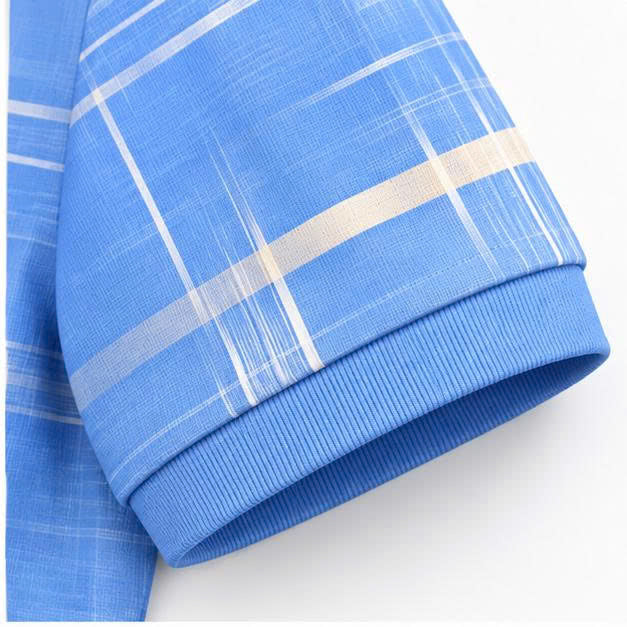 Bellagio Windowpane Pure Cotton Polo