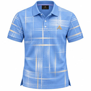 Bellagio Windowpane Pure Cotton Polo
