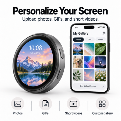 PulseView Touchscreen Smart Digital Badge
