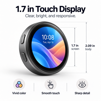 PulseView Touchscreen Smart Digital Badge