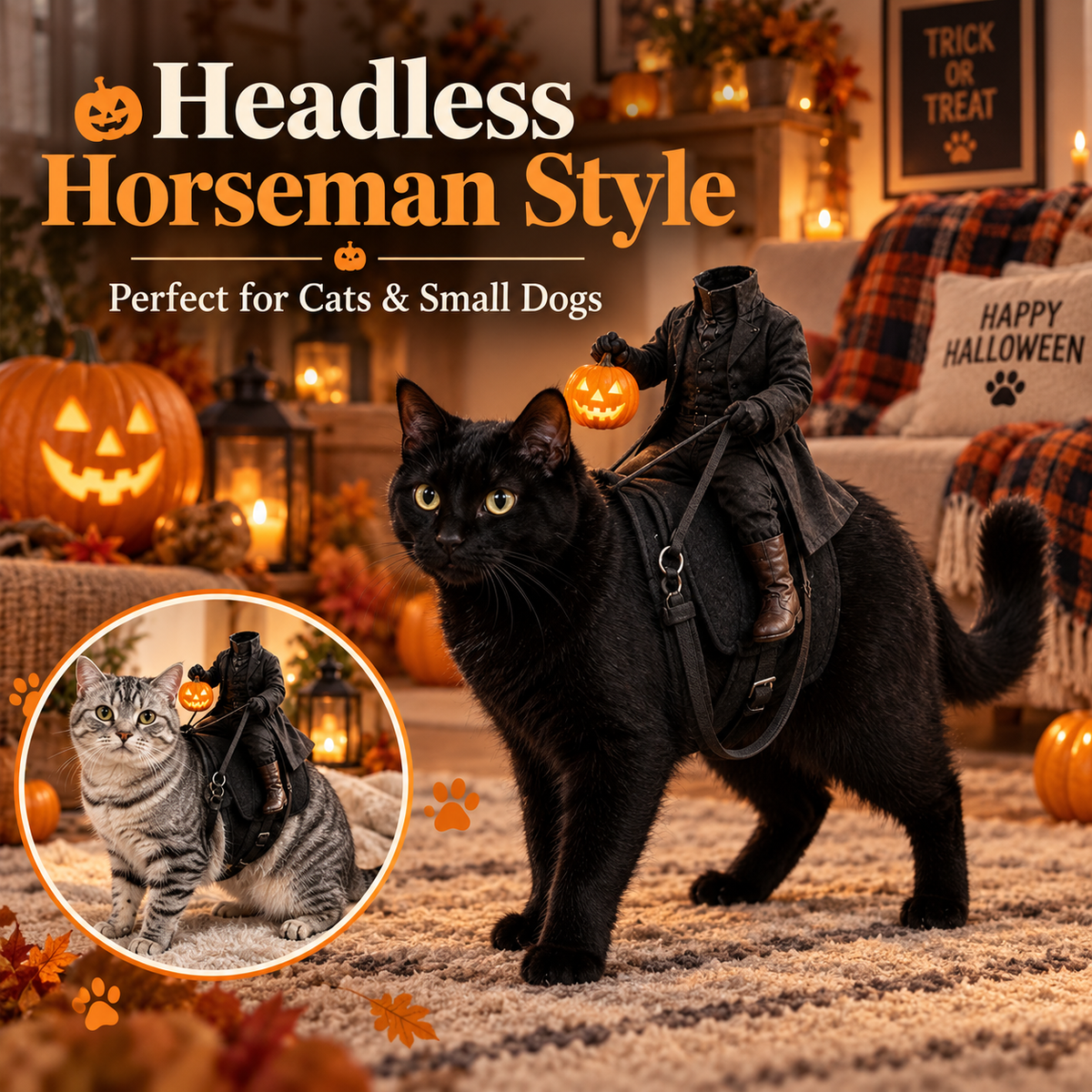 Tiny Headless Rider Pet Costume