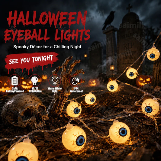 AZAVEX™ – Glowing Eyeball String Lights