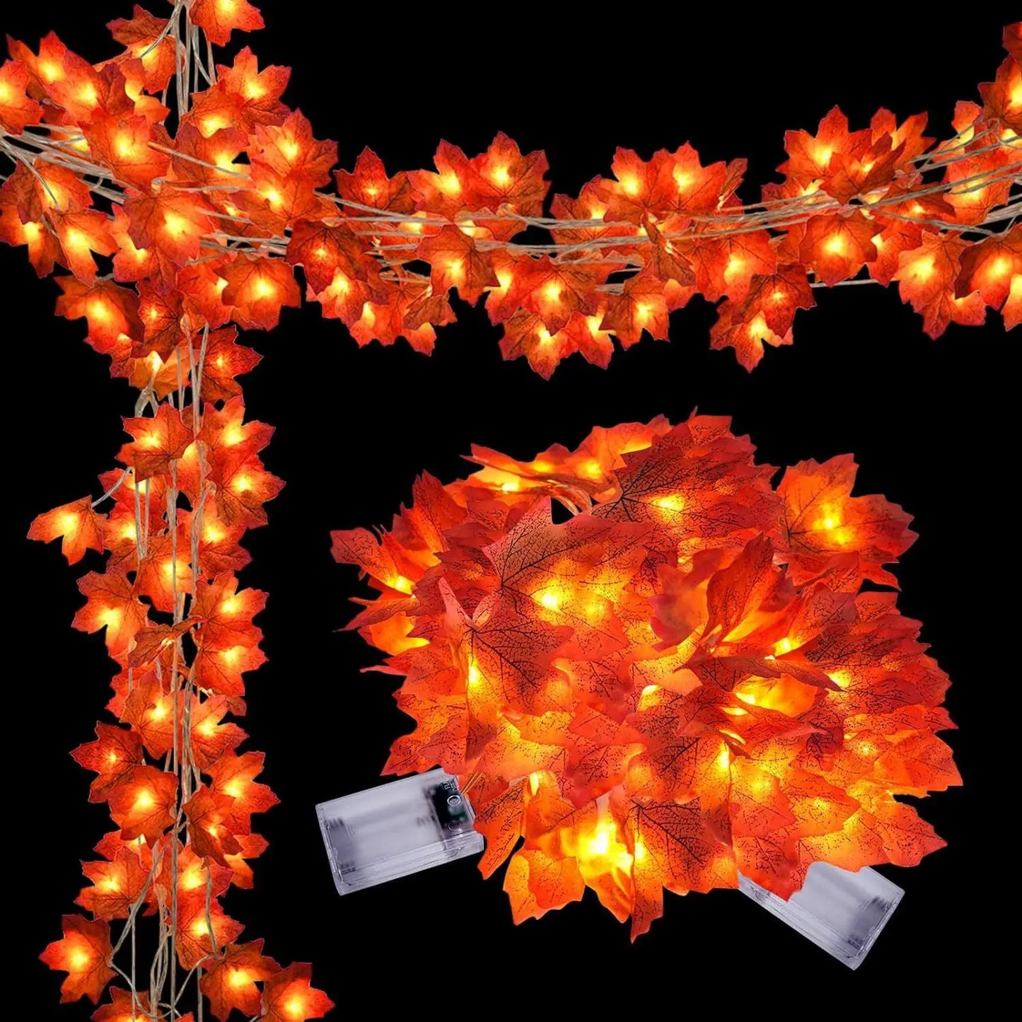 AZAVEX™ - Halloween LED Character String Lights – Pumpkin, Ghost & Mummy Party Decor