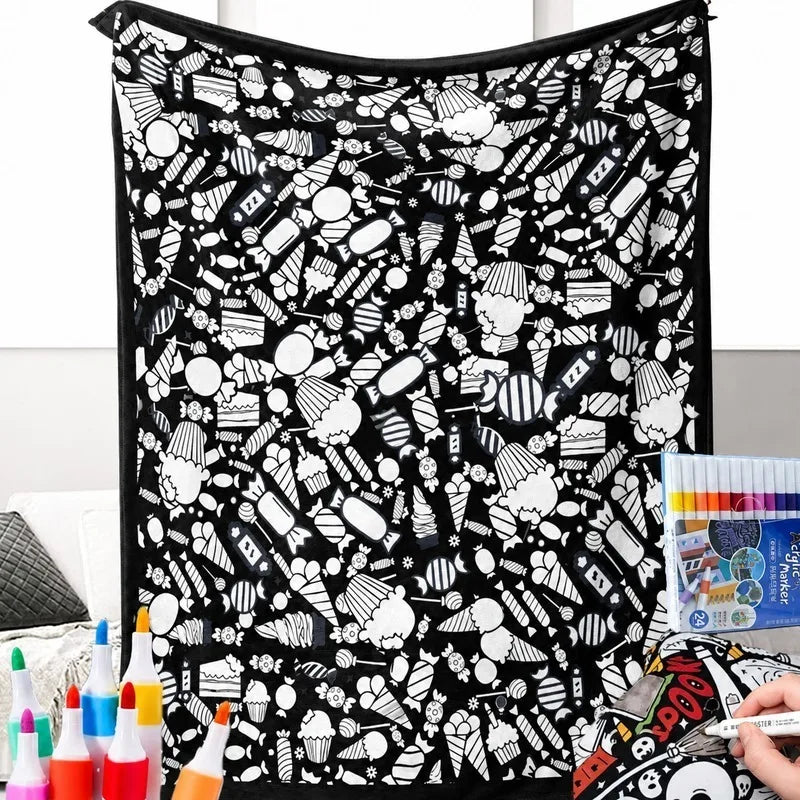 Washable Coloring Blanket