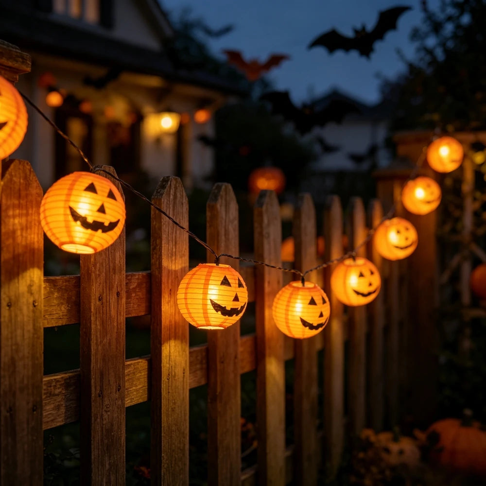 AZAVEX™ - Solar LED Pumpkin String Lights