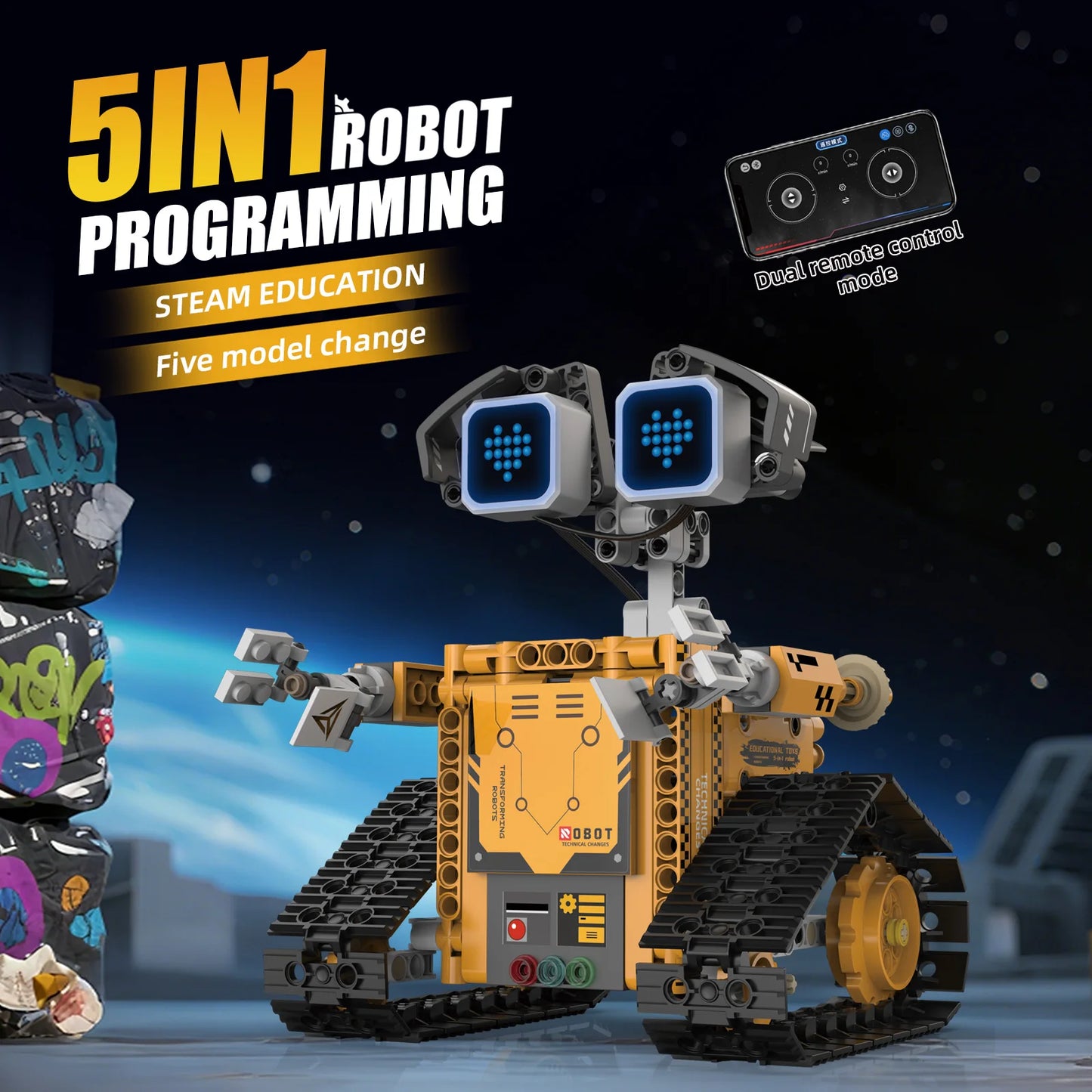 AZAVEX™ - 5-in-1 Smart Robot Building Kit