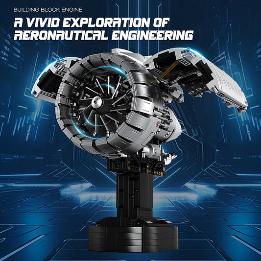 AZAVEX™ – 1786PCS Jet Turbofan Engine Building Set