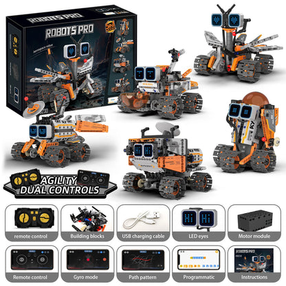 AZAVEX™ - 5-in-1 Smart Robot Building Kit