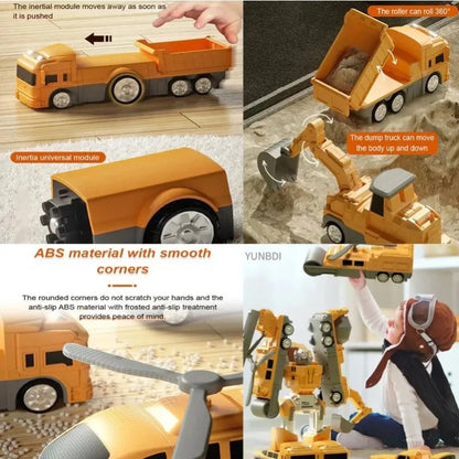 🚜 BUILD. TRANSFORM. CREATE. Magnetic Construction Vehicles 🚜