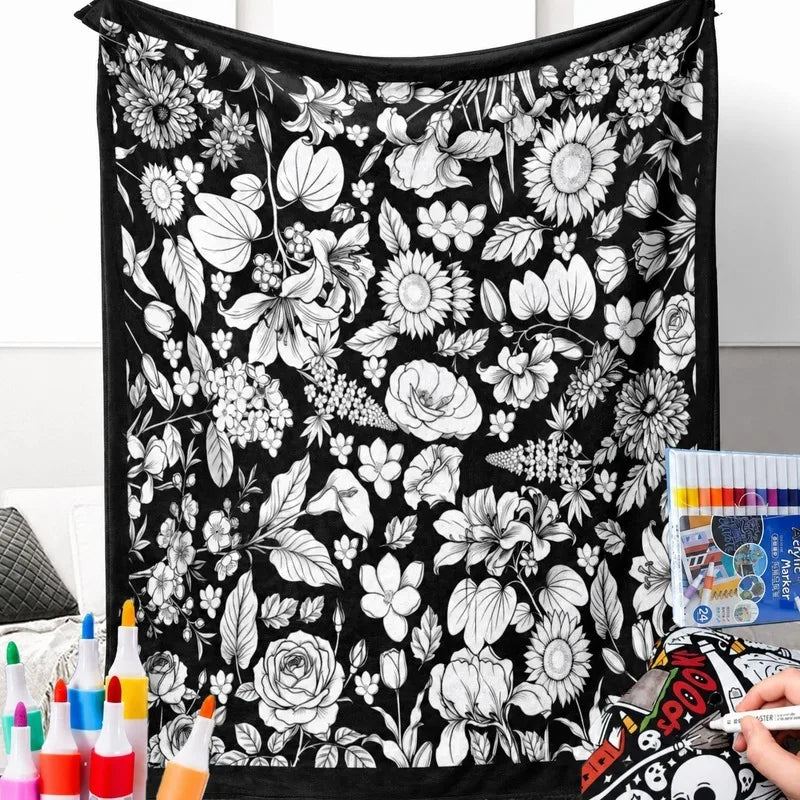 Washable Coloring Blanket