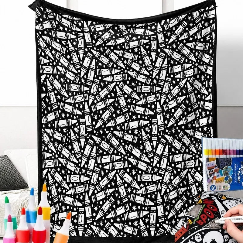 Washable Coloring Blanket