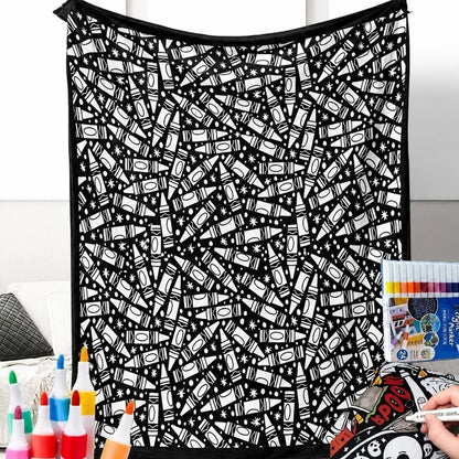 Washable Coloring Blanket
