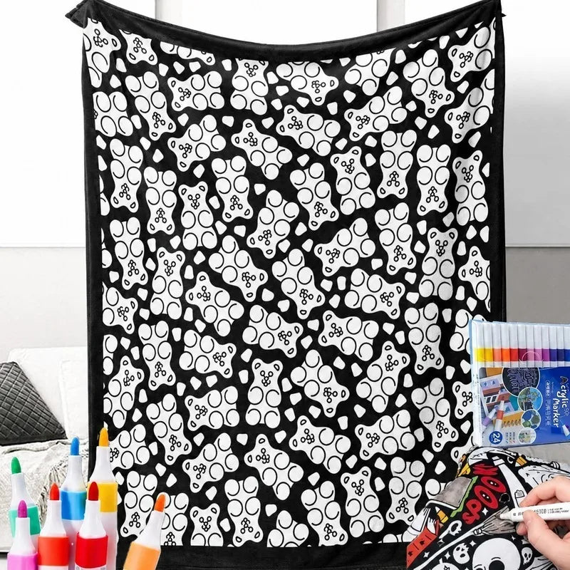 Washable Coloring Blanket