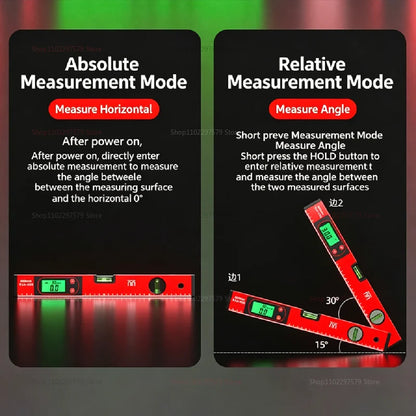 📐LevelPro™ Digital Magnetic Spirit Level  360° Angle Finder & Electronic Inclinometer⚡