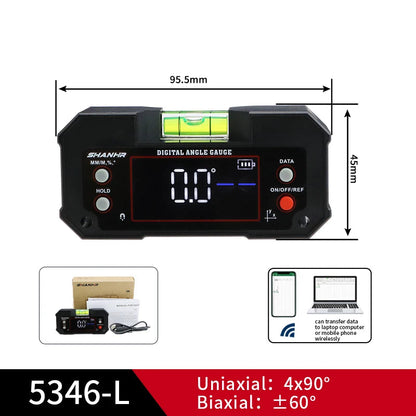 📐AngleMaster™ Dual-Axis Digital Angle Finder - Magnetic Backlit LCD Electronic Level⚡