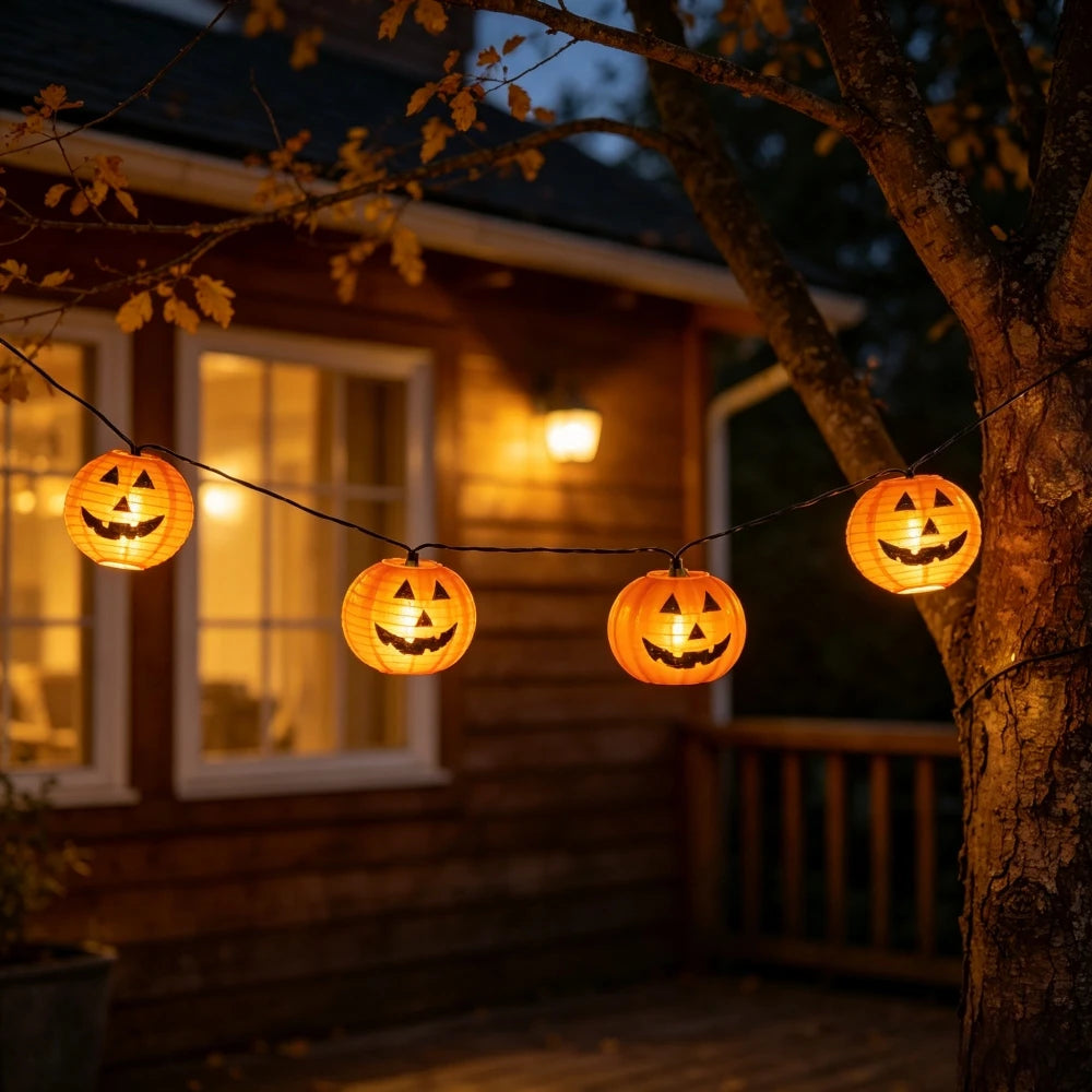 AZAVEX™ - Solar LED Pumpkin String Lights
