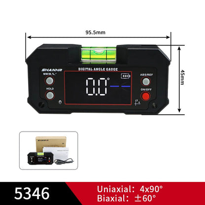 📐AngleMaster™ Dual-Axis Digital Angle Finder - Magnetic Backlit LCD Electronic Level⚡