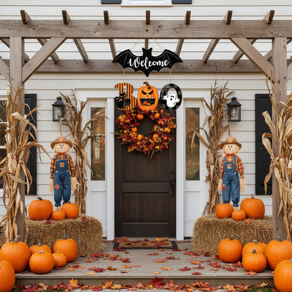 AZAVEX™ - Vintage Halloween BOO Door Hanging Sign