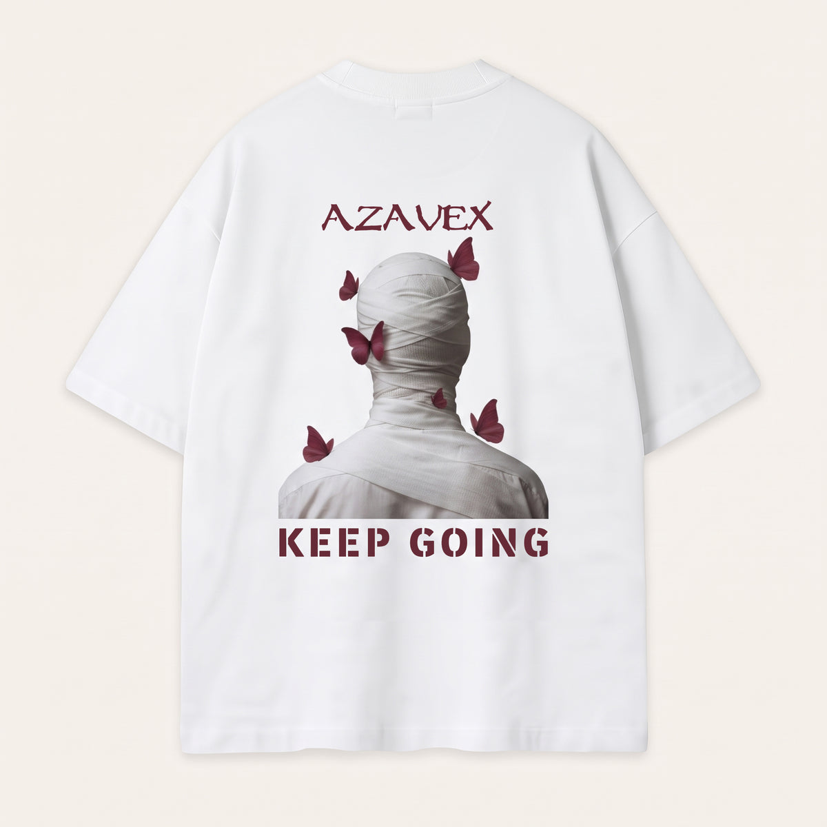 Keep Going Butterfly Muse Tee — back view