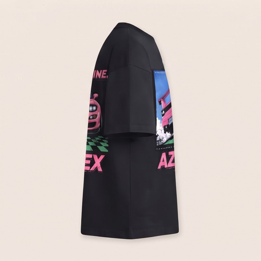Pink Finish Line Racing Tee — left view