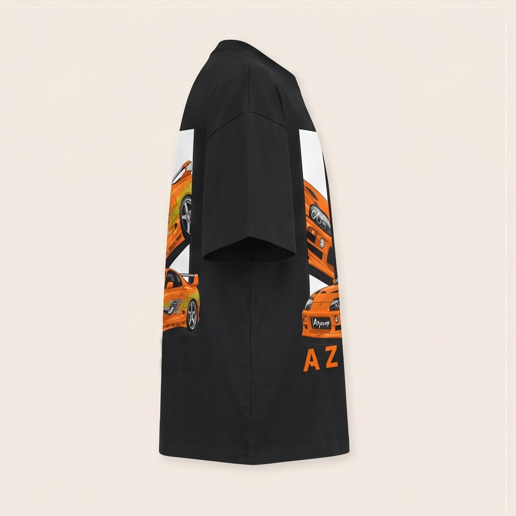 Orange Legacy Motors Tee — left view