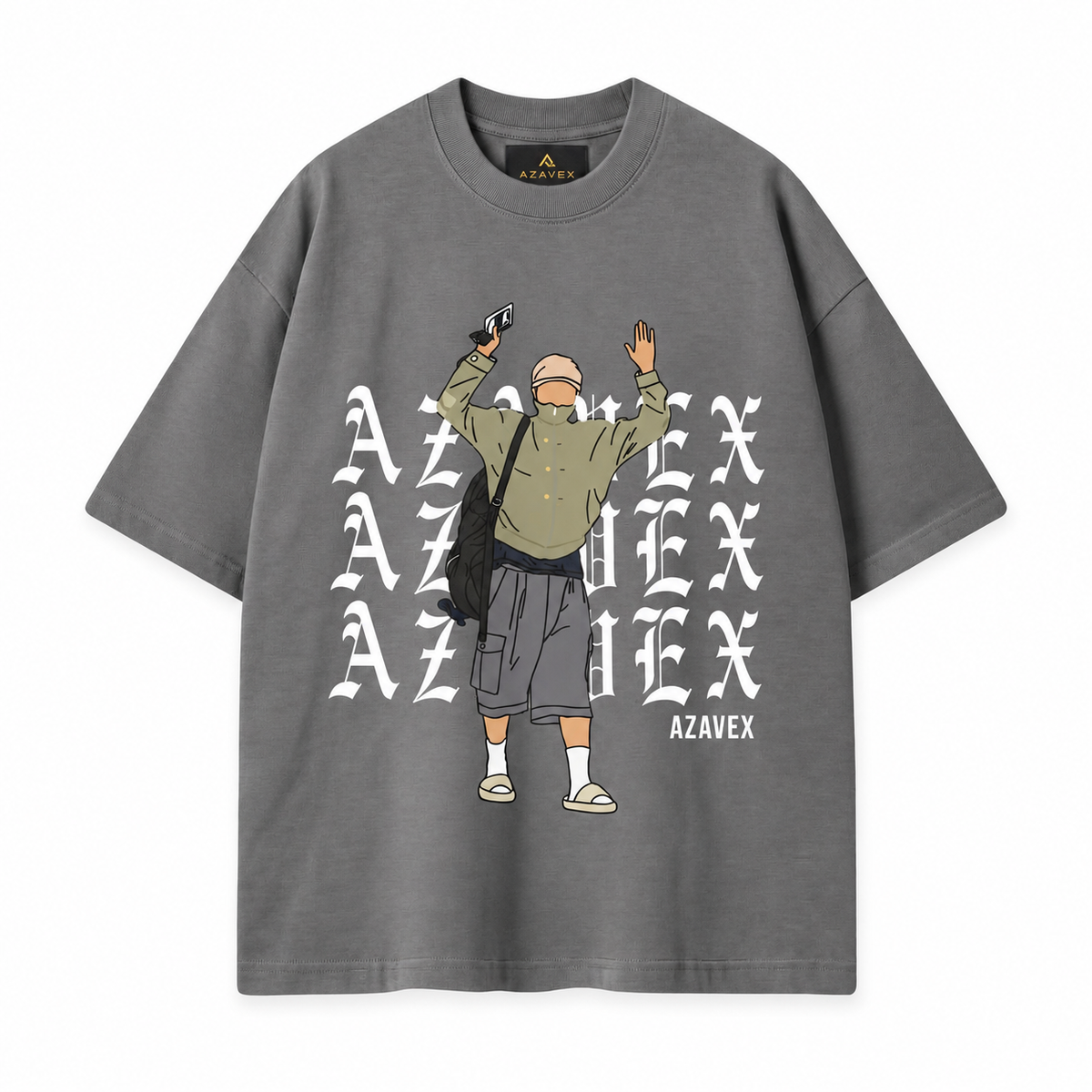 Urban Ninja Spirit Tee — gray — front view