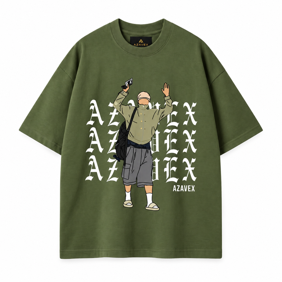 Urban Ninja Spirit Tee — green — front view