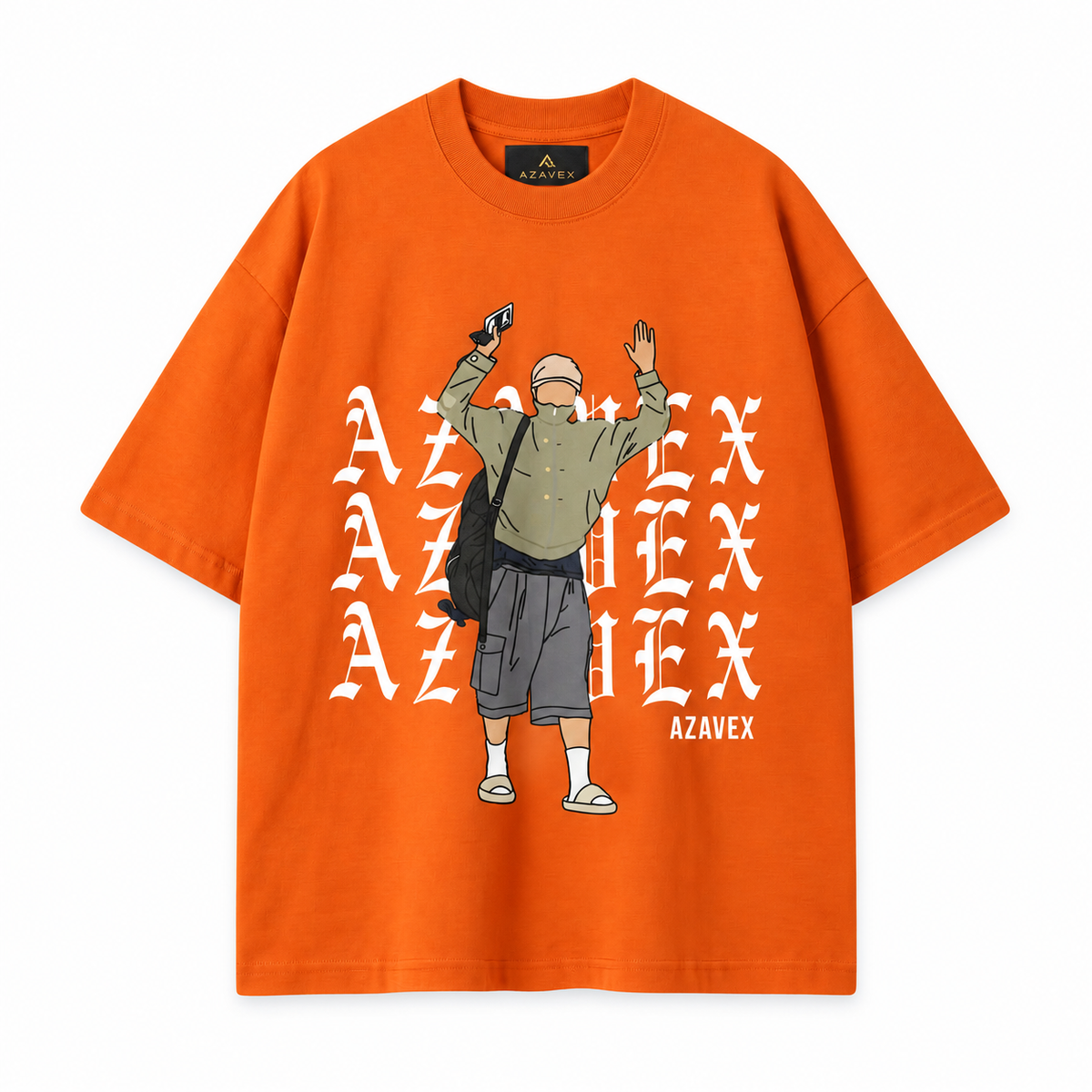 Urban Ninja Spirit Tee — orange — front view
