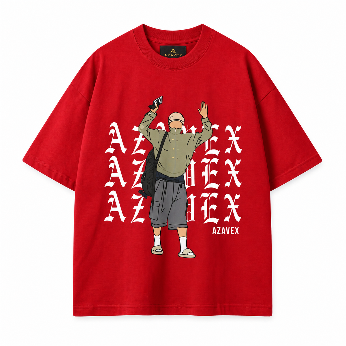 Urban Ninja Spirit Tee — red — front view