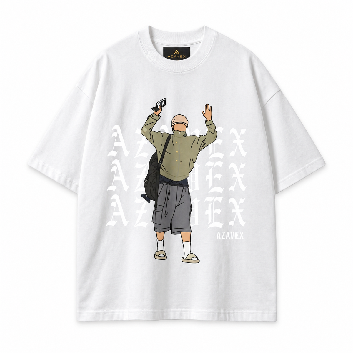 Urban Ninja Spirit Tee — white — front view