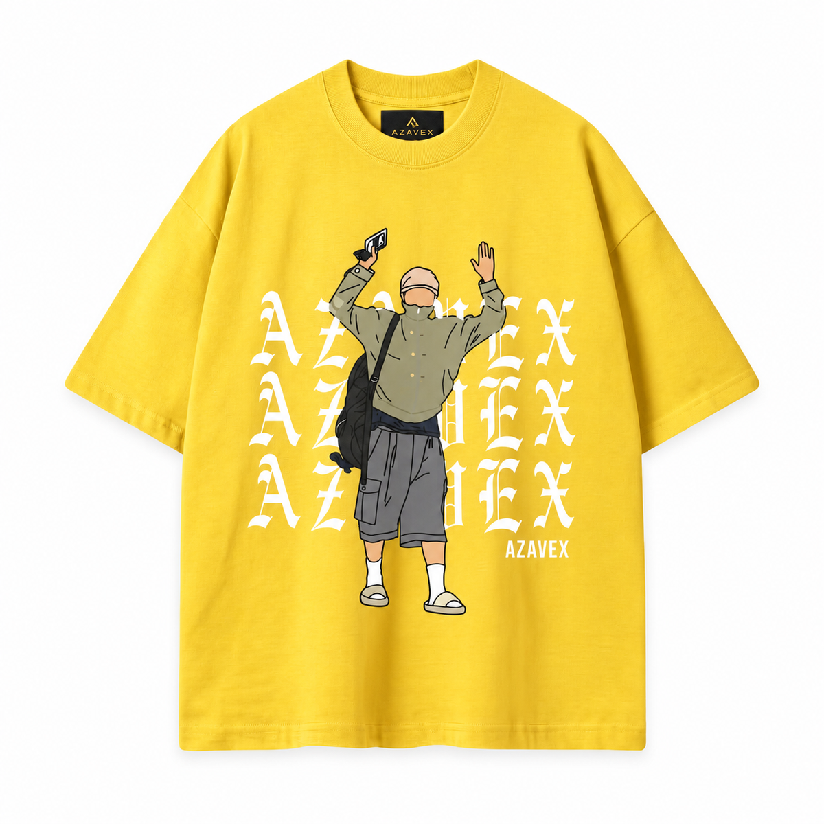 Urban Ninja Spirit Tee — yellow — front view