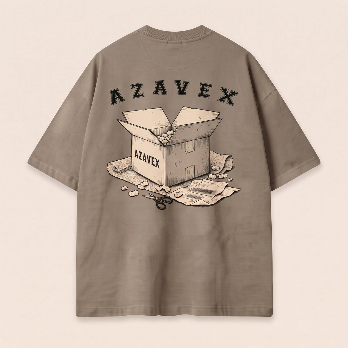 Nice Box Cat Tee — back view