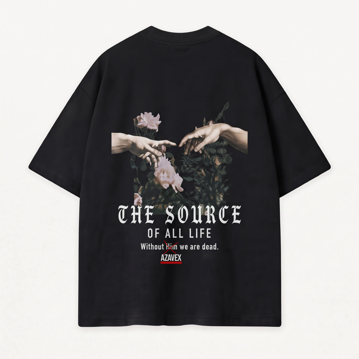 Source of Life Art Tee — back view