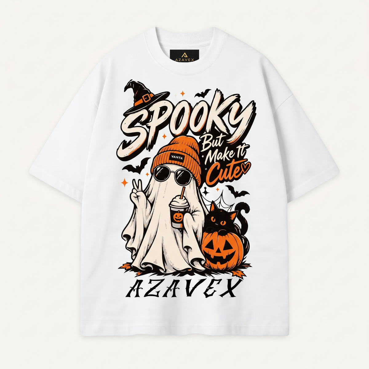 Spooky But Make It Cute Tee — front view