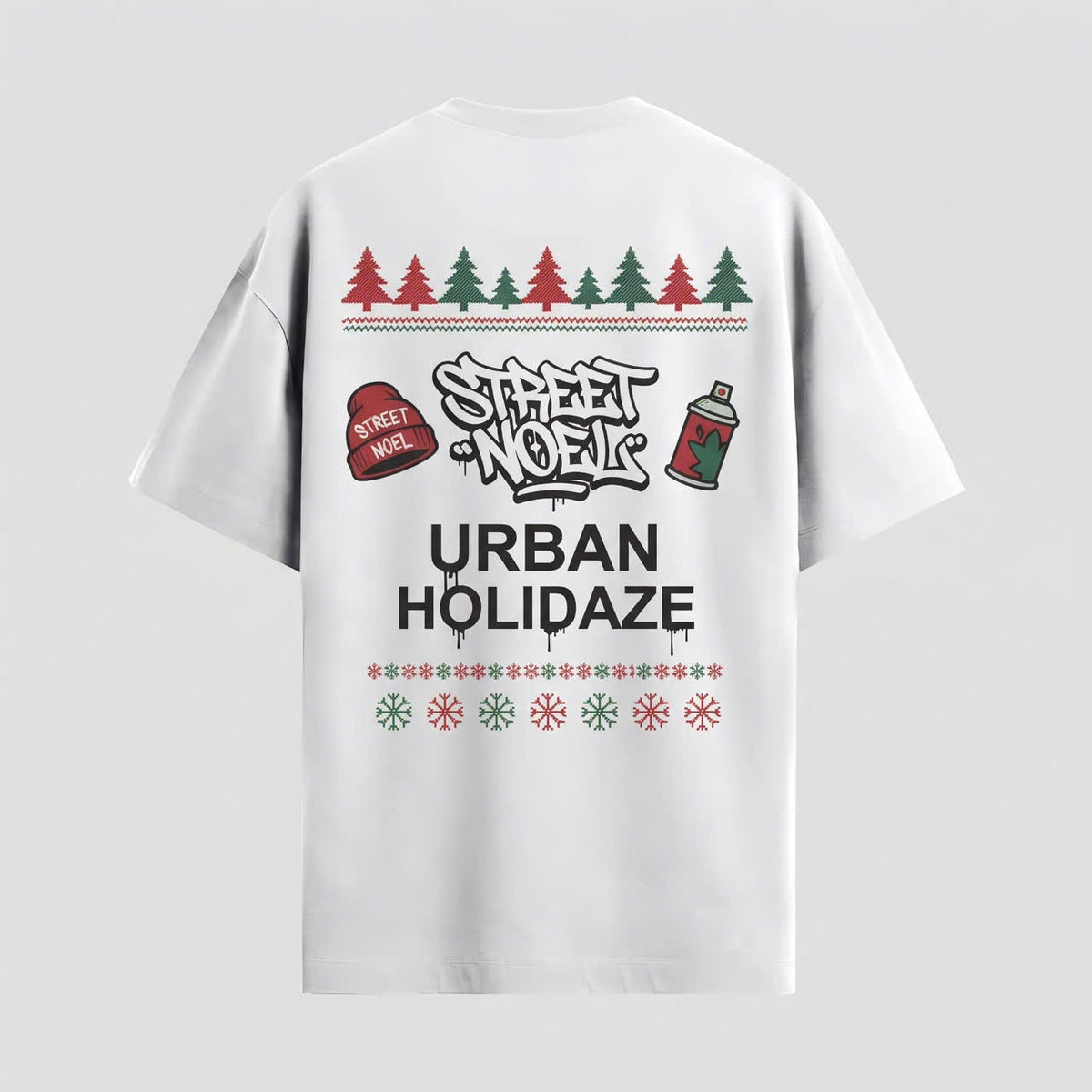 Urban Holidaze Santa Tee — back view