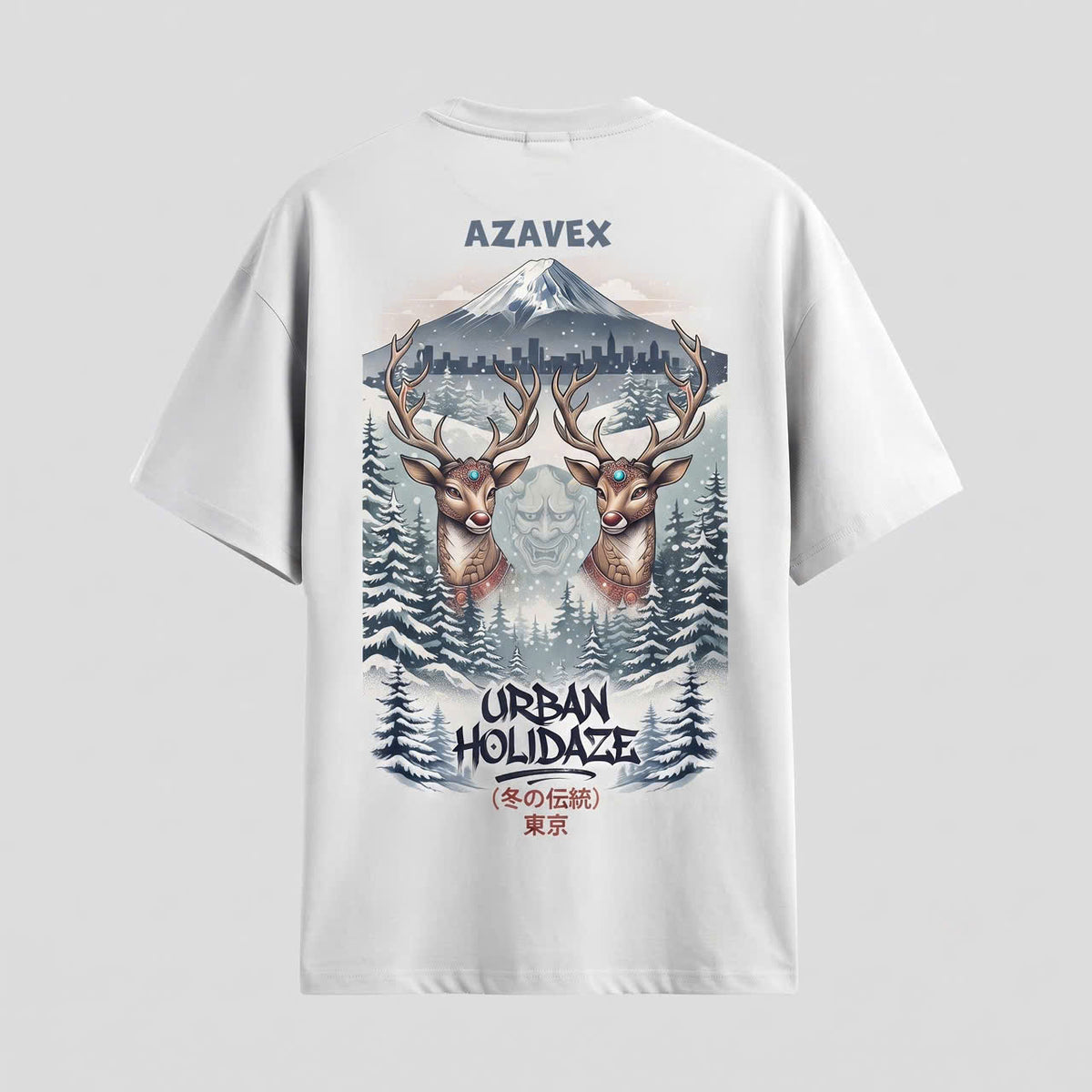 Fuji Holiday Adventure Tee — back view