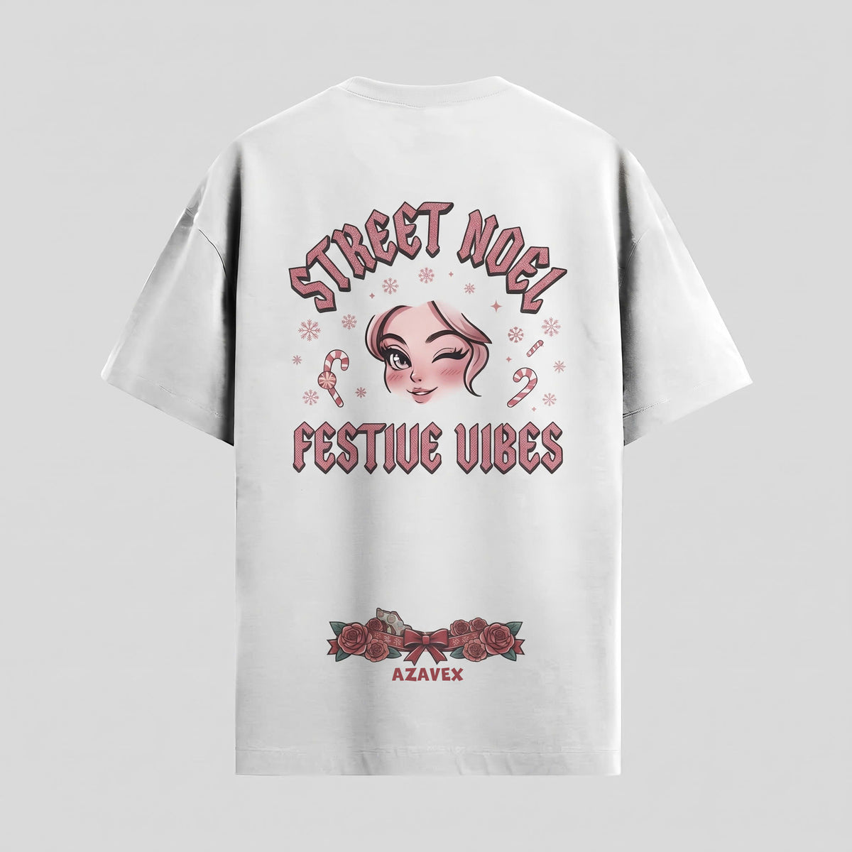 Street Noel Festive Rebels Tee — back view