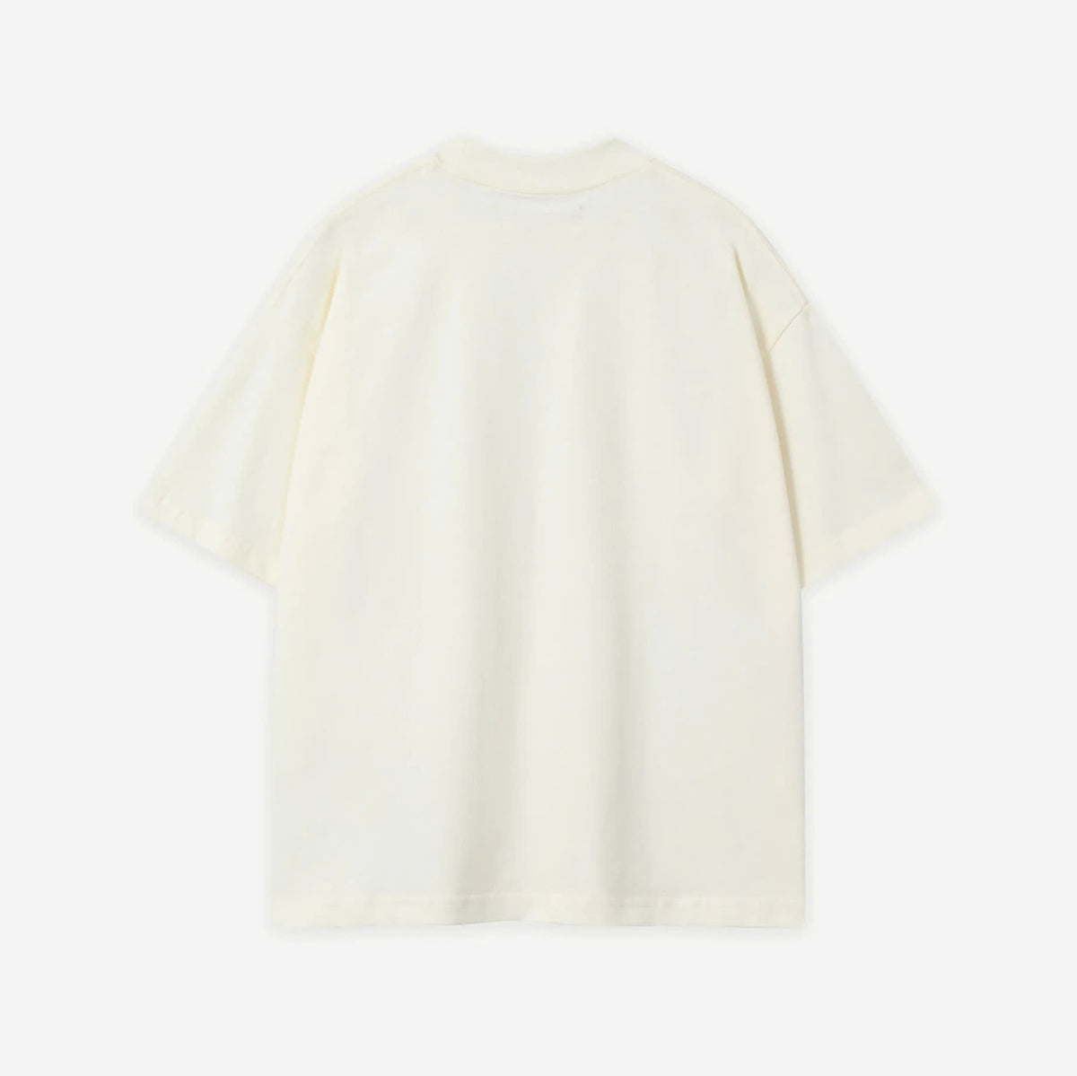 Ivory Everyday Cotton Tee — back view