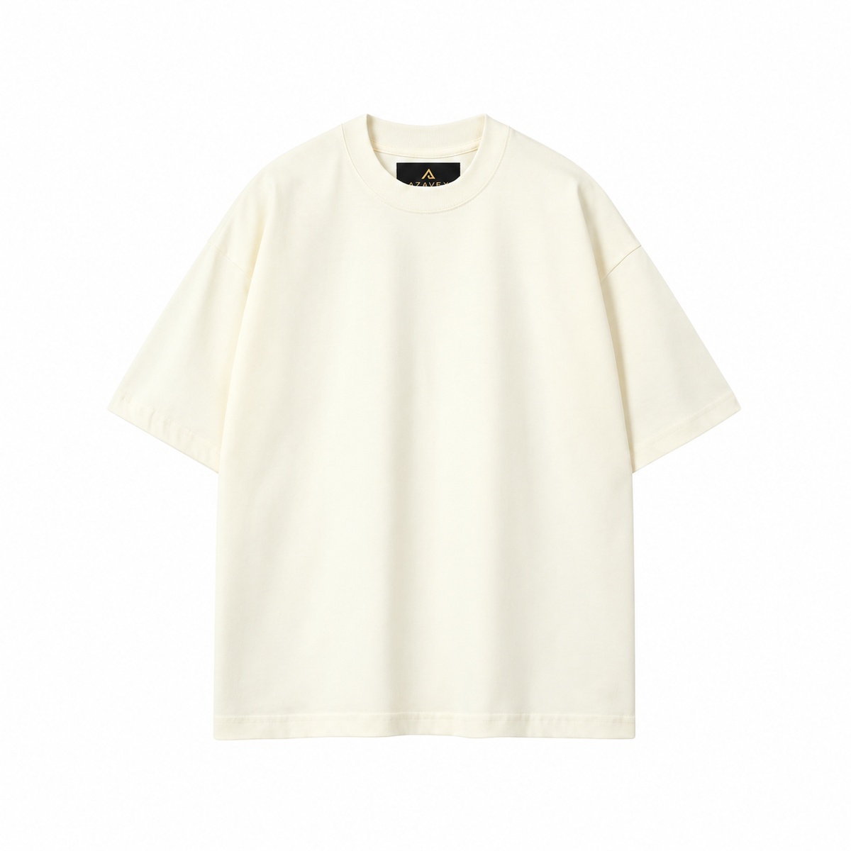 Ivory Everyday Cotton Tee — ivory — front view