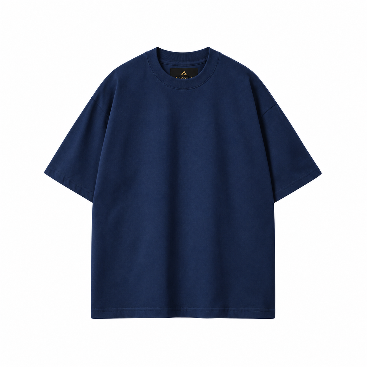 Ivory Everyday Cotton Tee — navy — front view