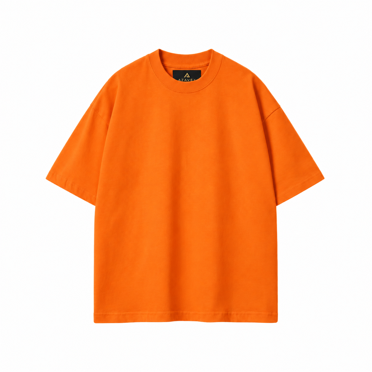 Ivory Everyday Cotton Tee — orange — front view